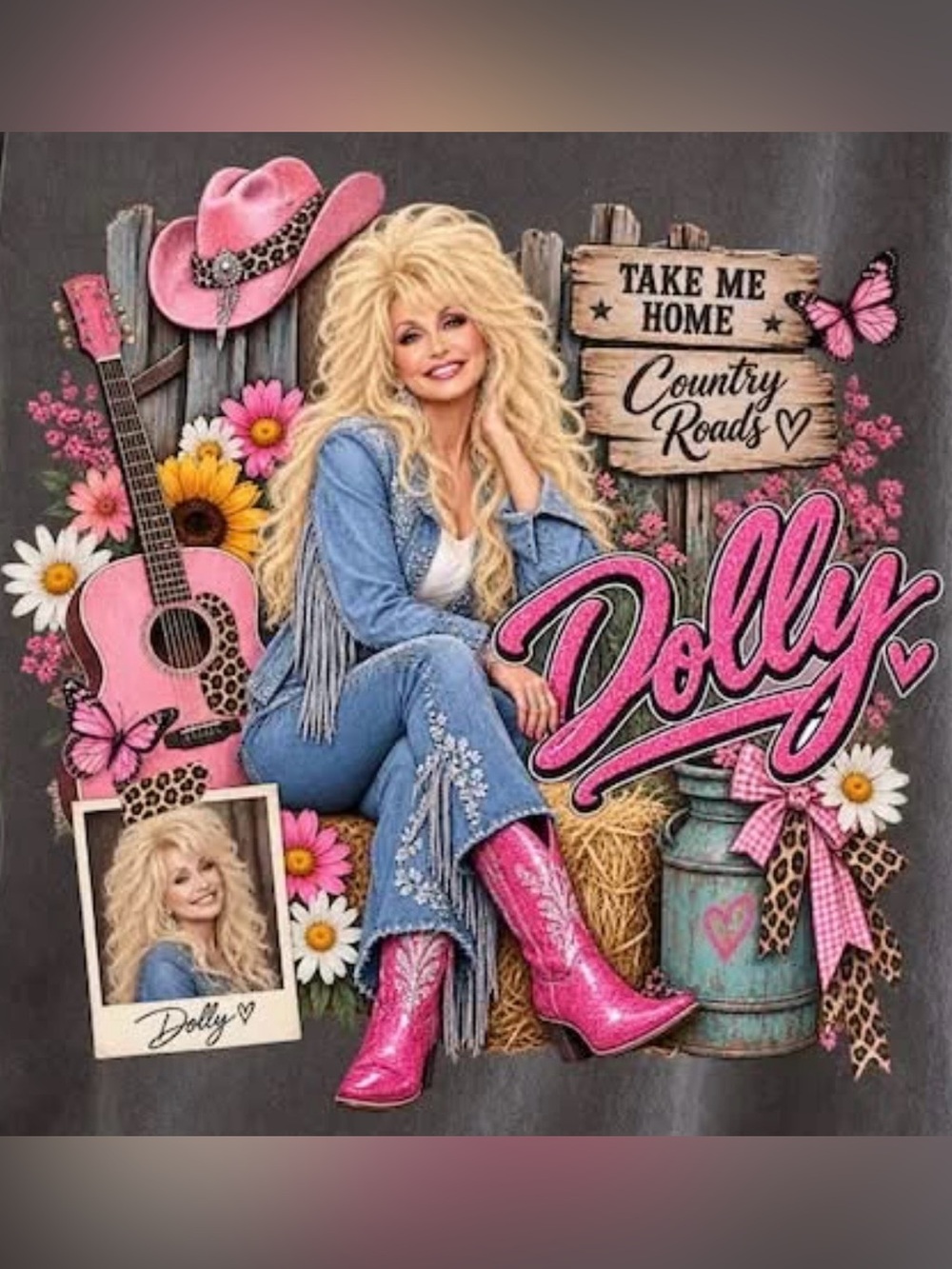 NEW ANY-SIZE Dolly Pink t-shirt
